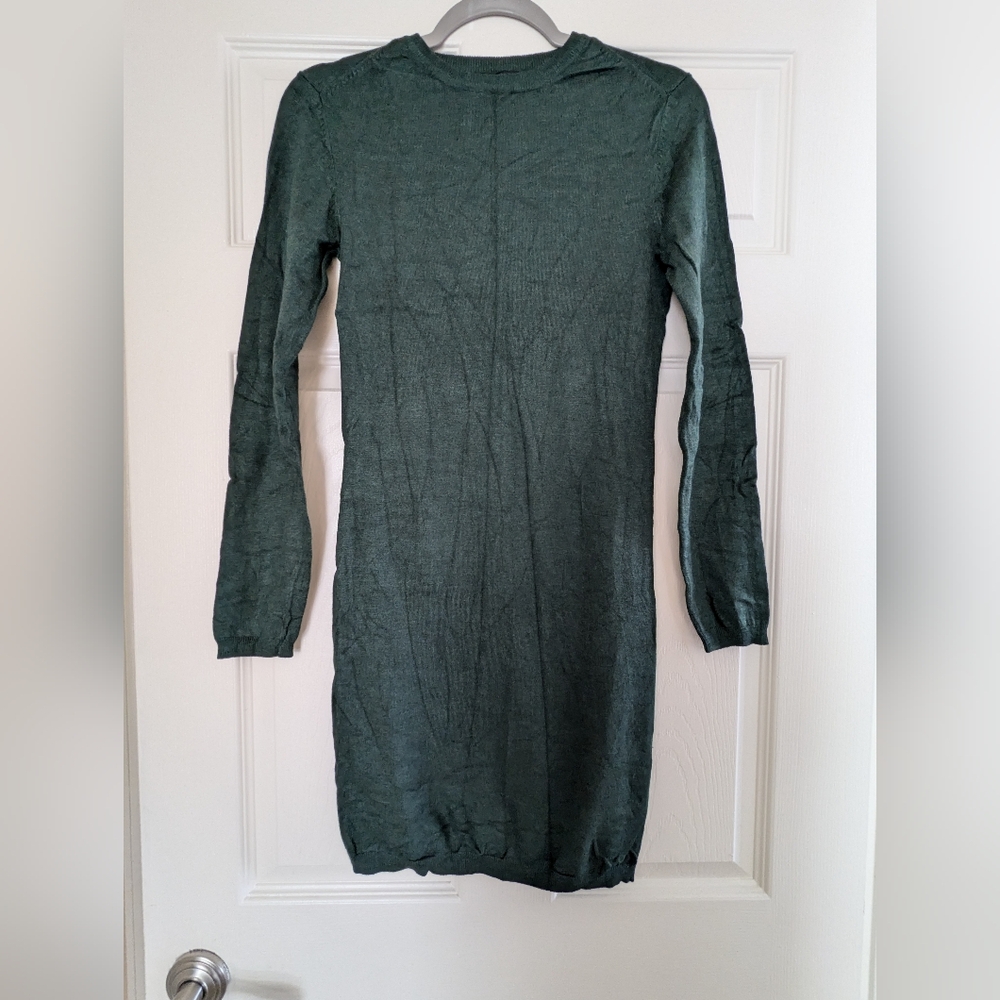 Oodji | Size S | Long Sleeve Sweater Dress | Emerald Green